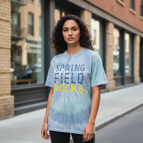 "Springfield Rocks" Tie-Dye T-Shirt