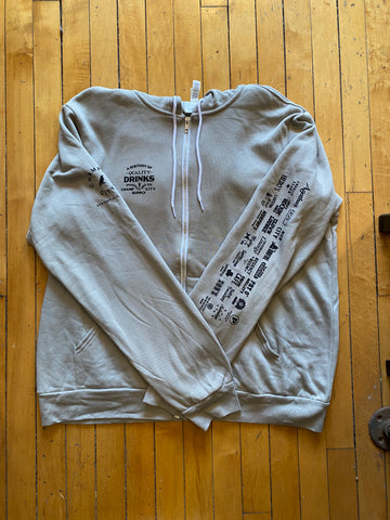 Bars of Springfield Zip Hoodie