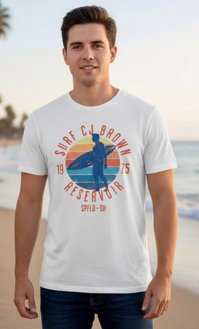 "Surf CJ Brown" T-Shirt